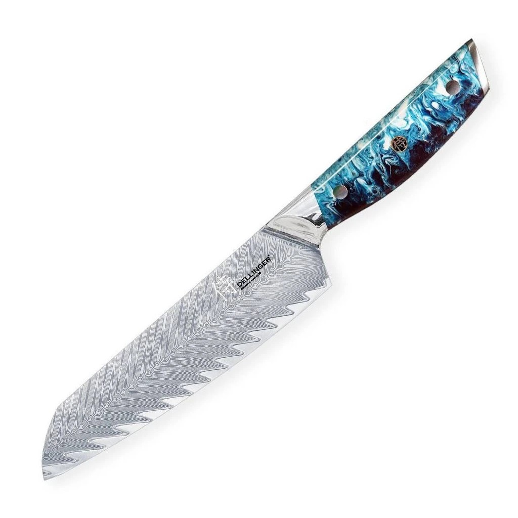 foto N�� Santoku Blue 170 mm Dellinger Resin Future